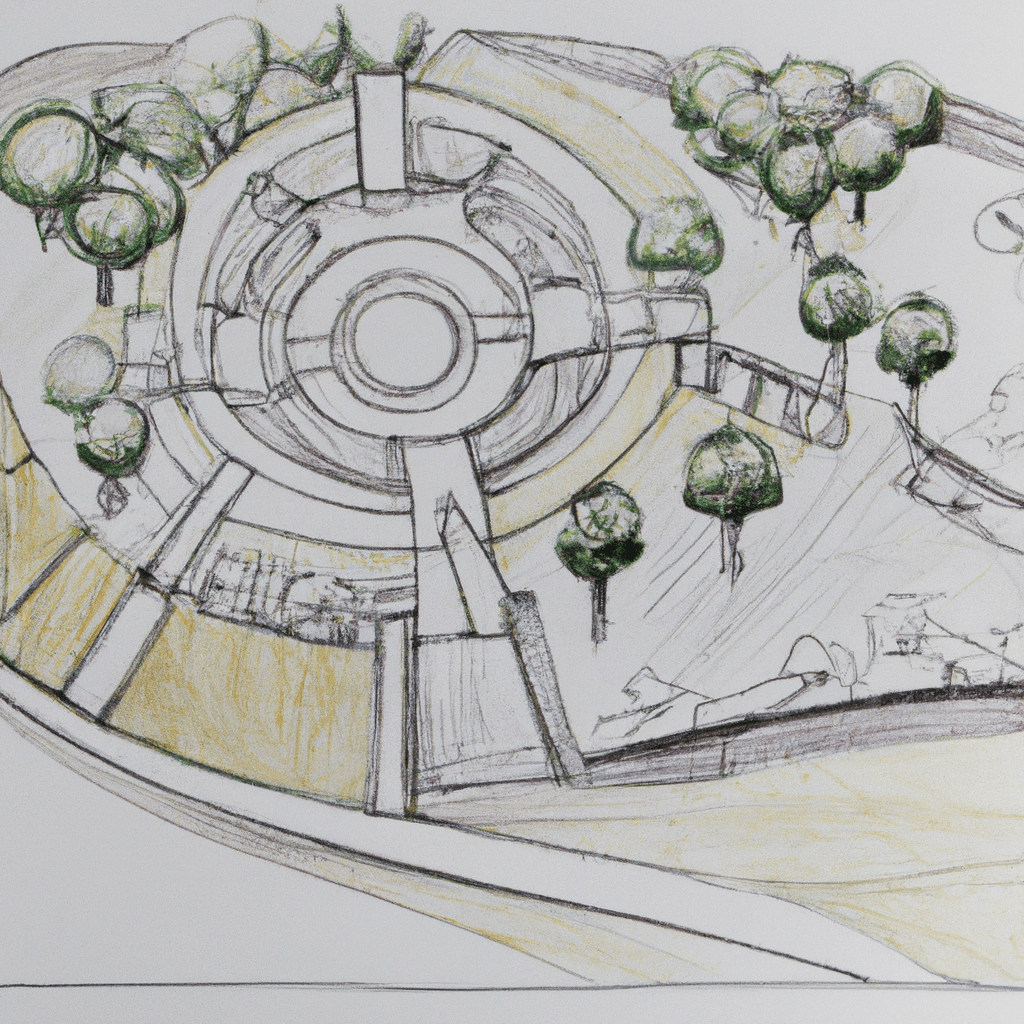 Garden design sketchbook