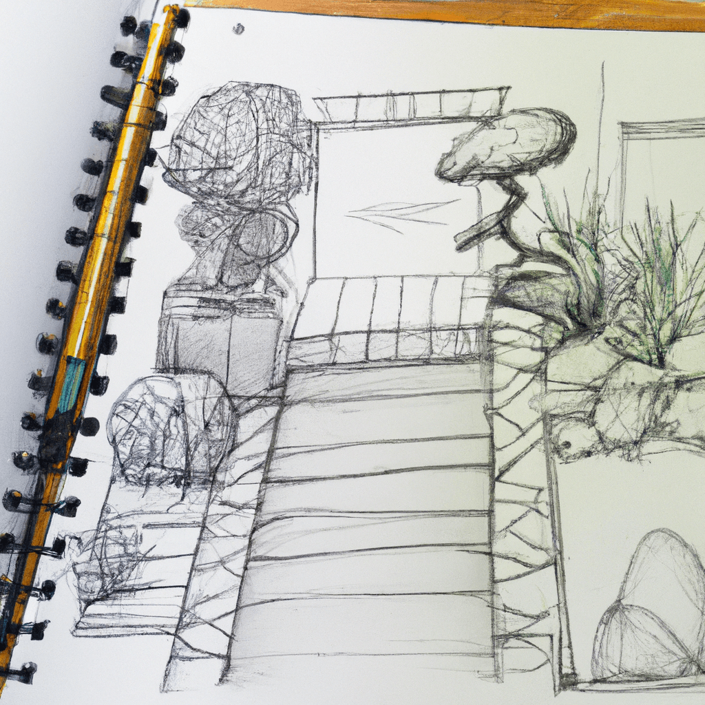 garden design sketch