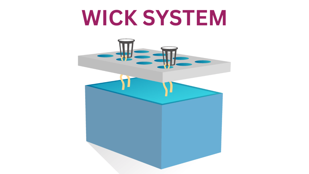 Hydroponic system - wick system